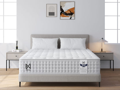 Die Luxury Plush Nexus 1000 Tonnentaschenfederkern Matratze mit Pillow Top - Fest