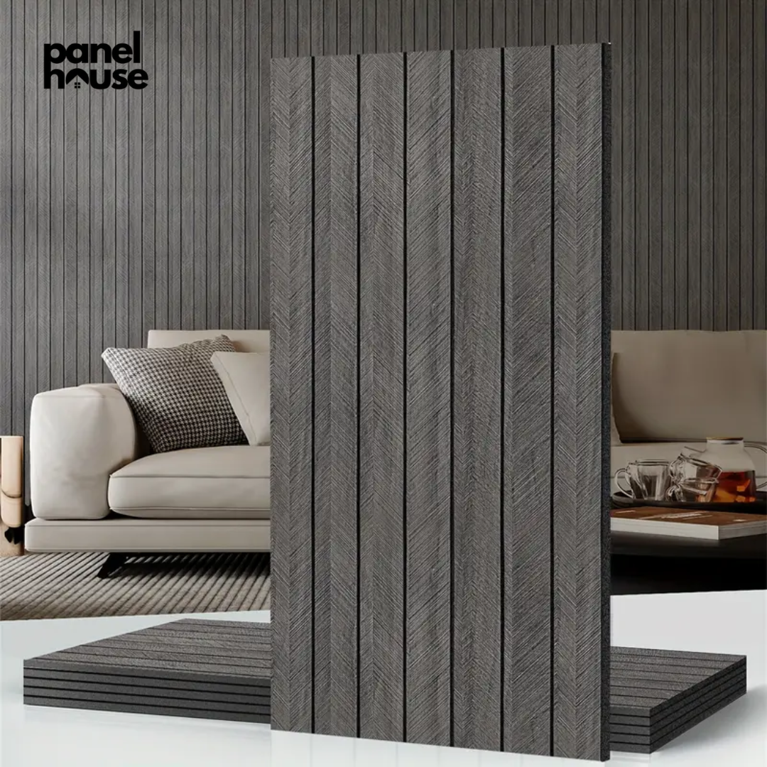 3D-Holzlattenwandpaneele, selbstklebend, abnehmbar, wasserdicht. Kaufe 1, erhalte 6 Premium-Paneele für nur 7 £! (30 cm x 60 cm)