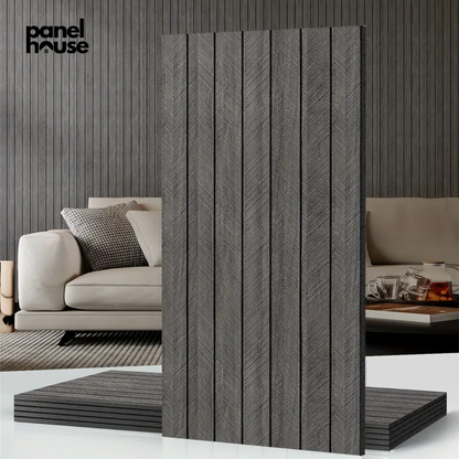 3D-Holzlattenwandpaneele, selbstklebend, abnehmbar, wasserdicht. Kaufe 1, erhalte 6 Premium-Paneele für nur 7 £! (30 cm x 60 cm)