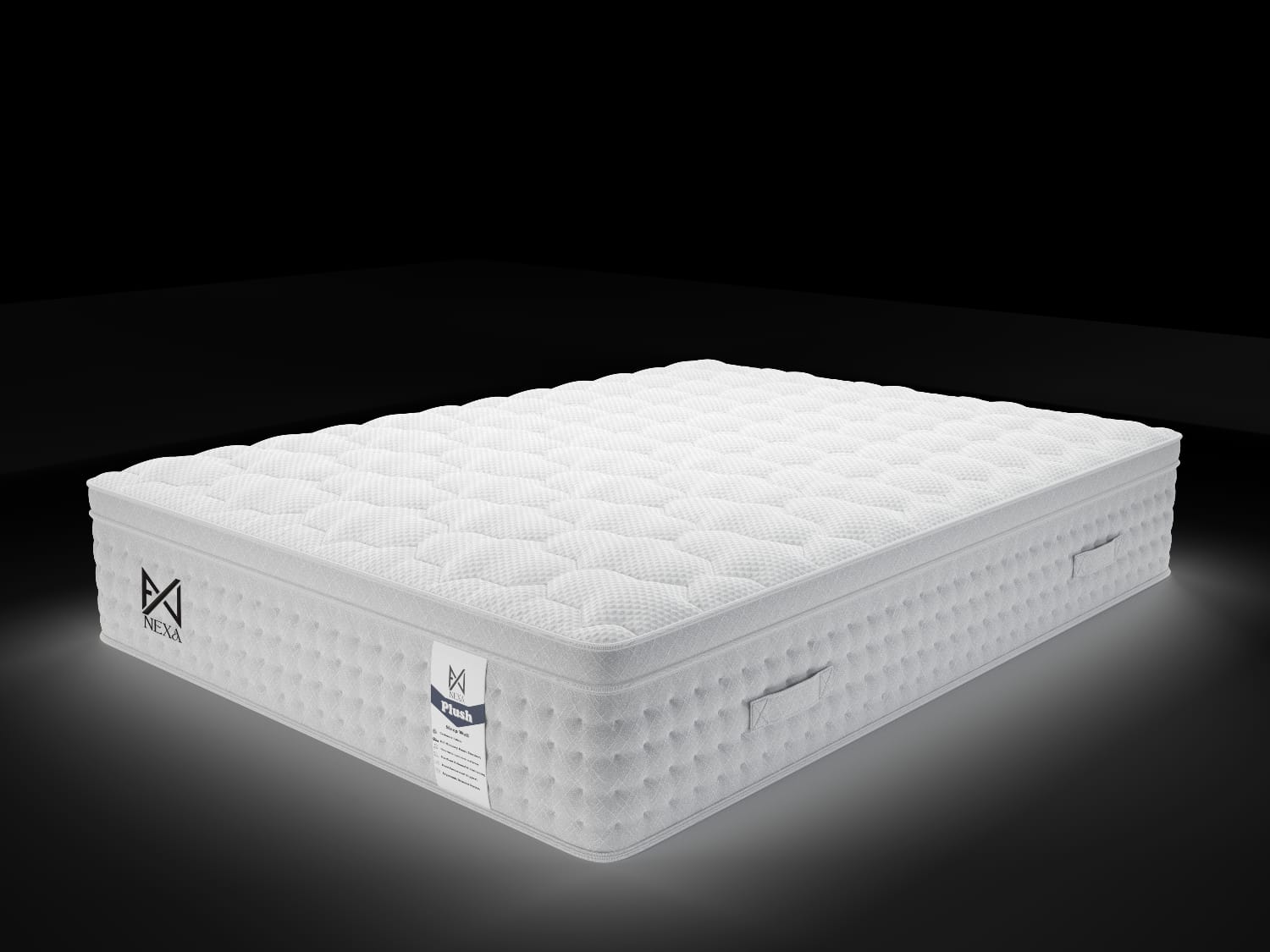 Die Luxus Plüsch Nexus 1000 Tonnentaschenfederkern-Matratze mit Pillow-Top – Mittel