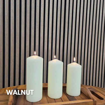 60cm x 60cm Quadratische Akustik-Wandverkleidung aus Holz, mehrere Farben