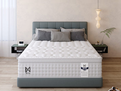 The Luxury Plush Nexus 2000 Federkern-Taschenfederkern-Matratze mit integriertem Topper – Weich